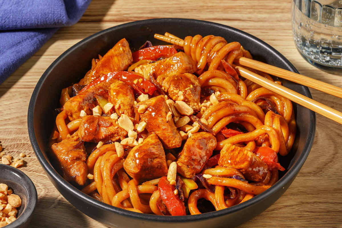 Speedy Spiced Chicken Udon