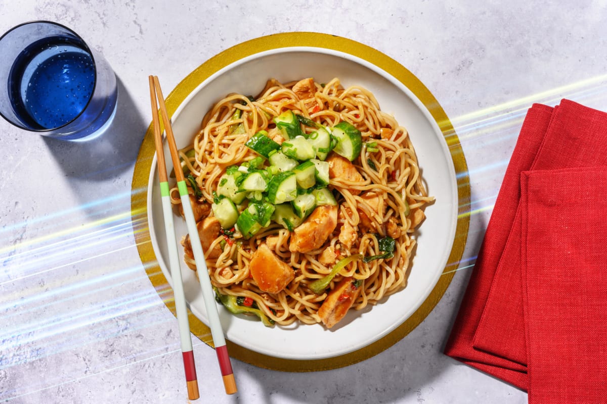 Turbo Teriyaki  Tofu Noodles