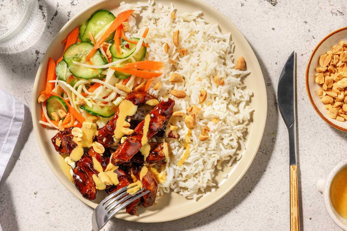 Bowl bulgogi aux émincés de steak à la coréenne 