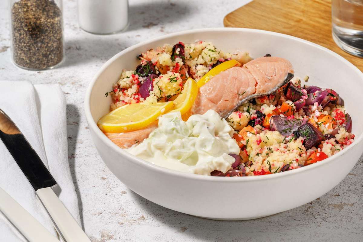 Ugnsbakad dill- och citronlax