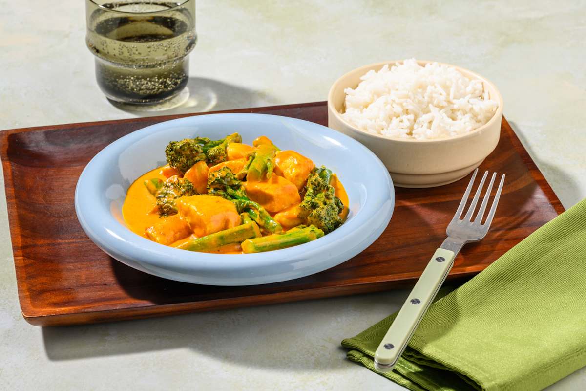 Creamy Indian Haloumi Curry