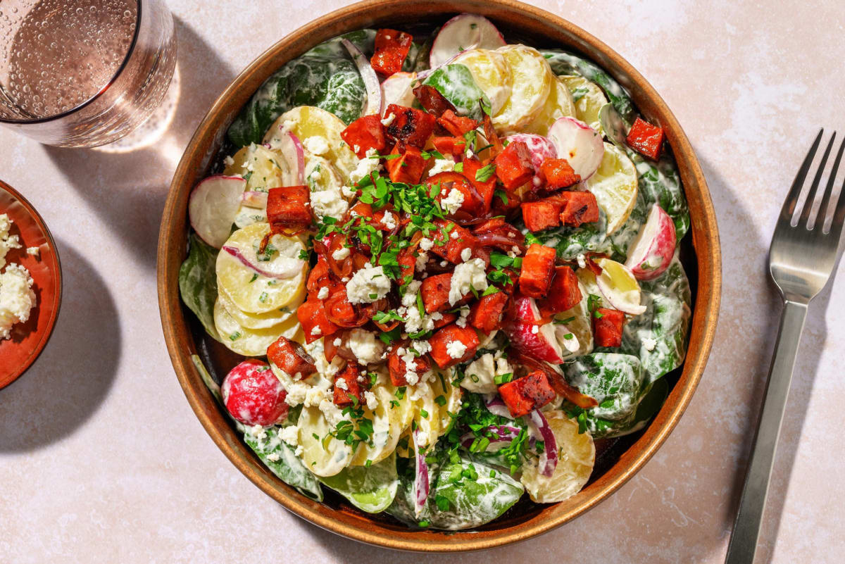 Spanischer Kartoffelsalat mit Chorizo