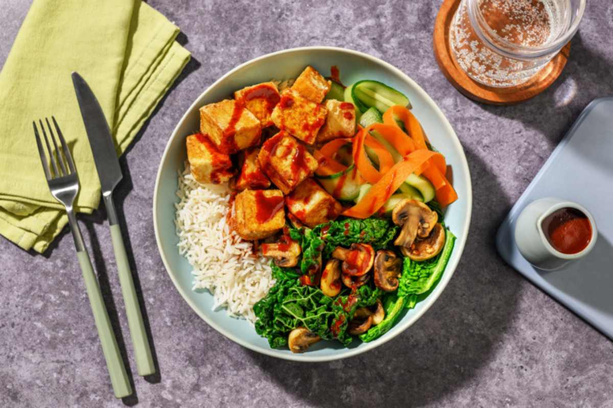 Spicy Double Tofu Bibimbap