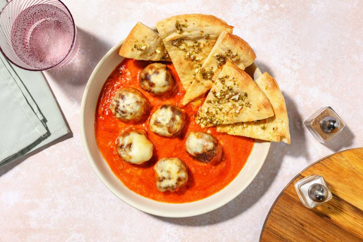Pizzaiola di polpette di pollo