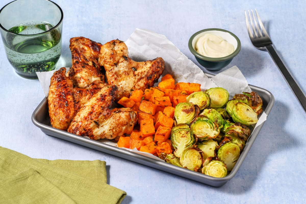 Ali di pollo croccanti alle erbe
