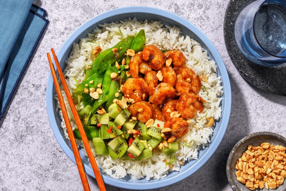 Teriyaki Double Prawn Poke Style Bowl 