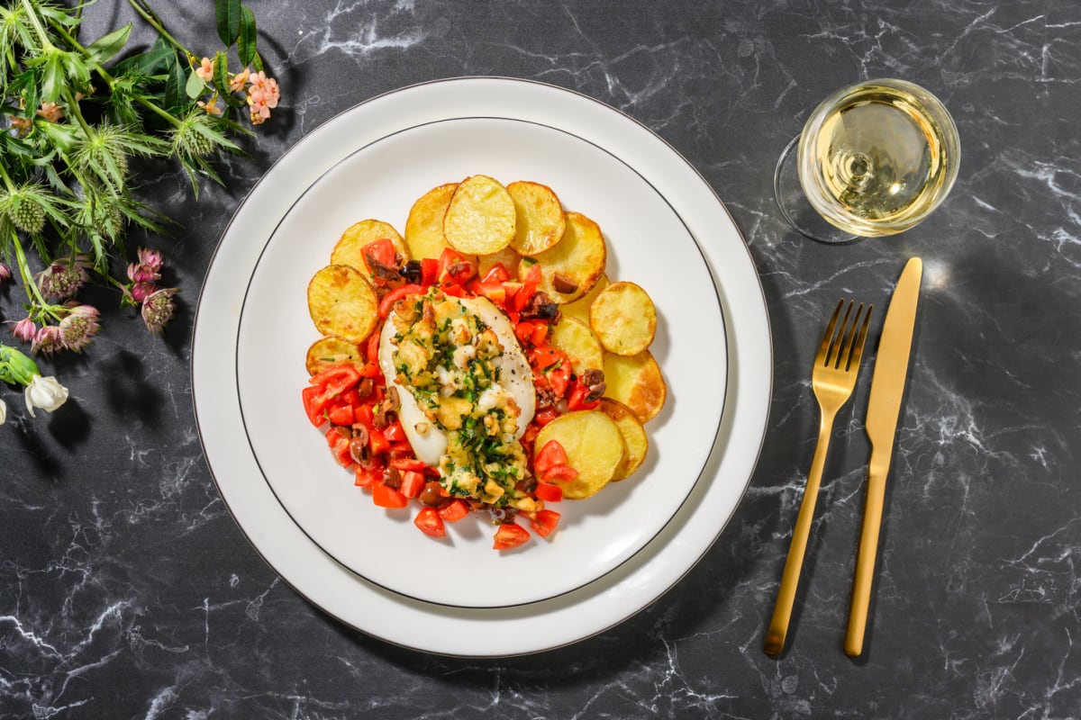 Seppie ripiene e chips di patate