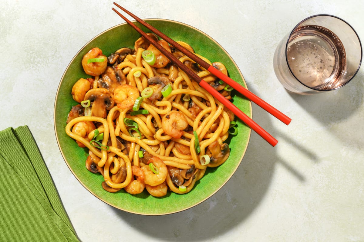 Chow mein - noodles alle mazzancolle