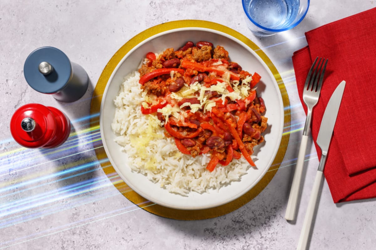 Quick Chilli con Carne with Lean Beef