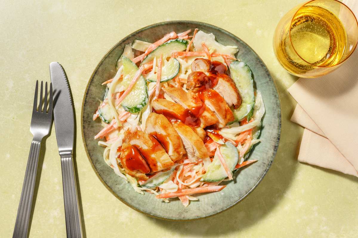 Bistecche di pollo al miele e barbecue