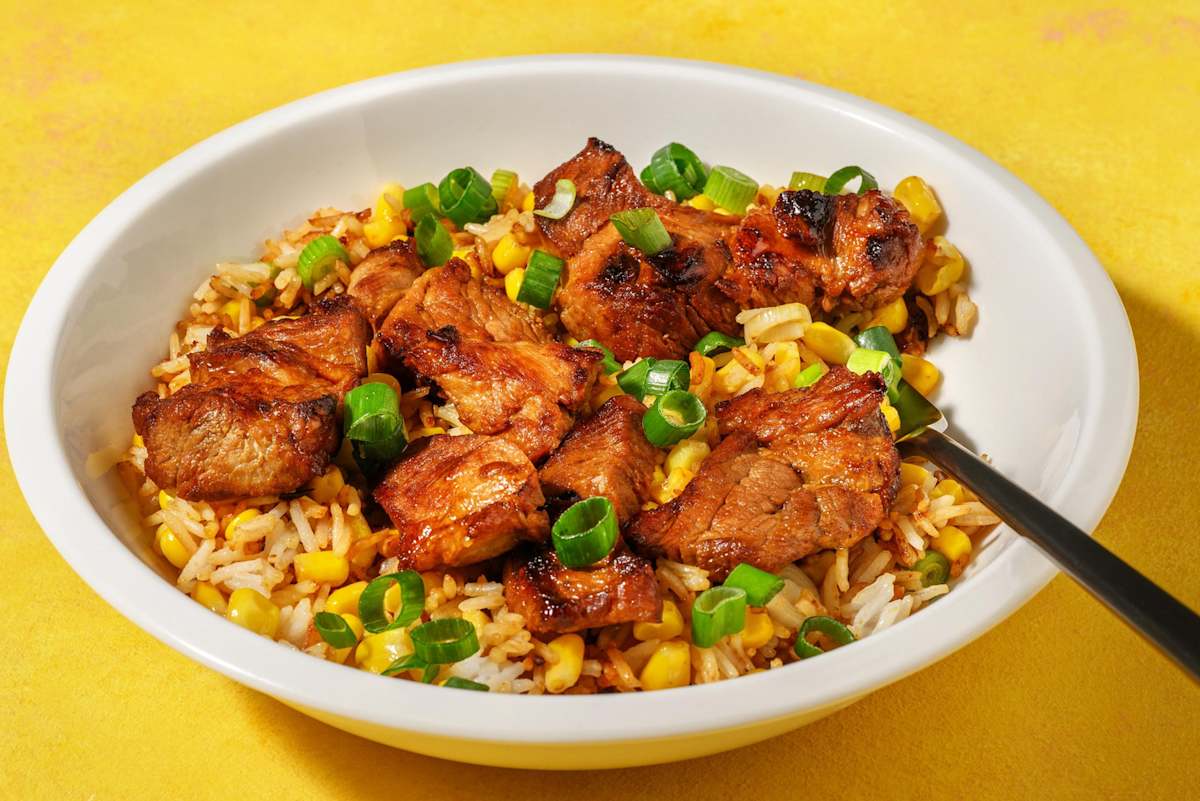 Stir-fry rapido di coppa in stile cinese