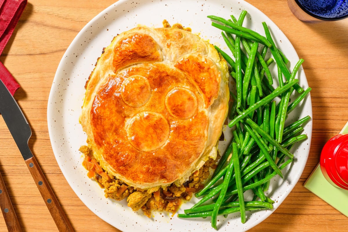 Tourte favorite de Paddington avec garniture au bœuf haché