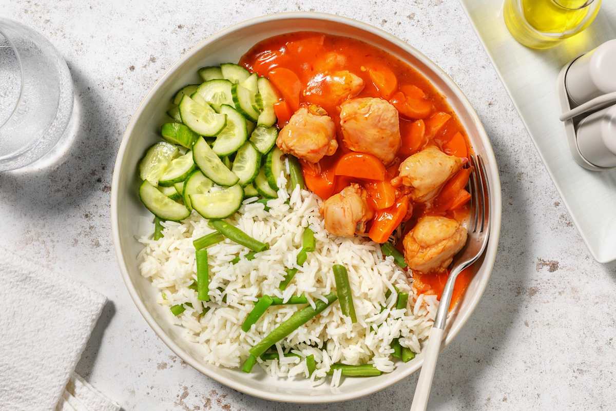 Sambal Udang: Scharfe Poulet-Pfanne