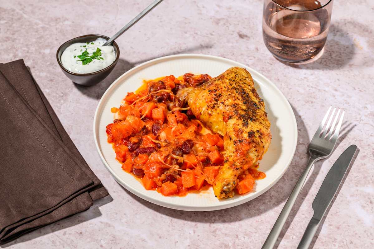 Poulet rôti & cheddar façon Tex-Mex