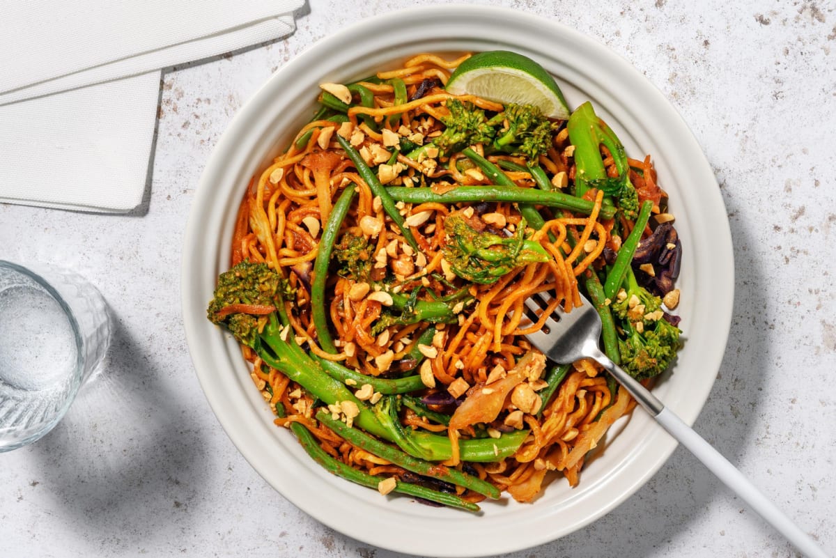 Peanut Prawn Noodle Stir-Fry