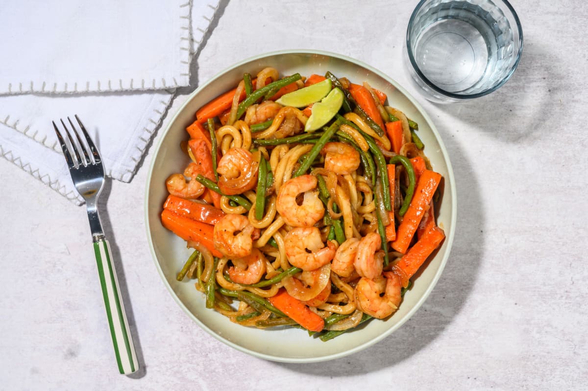 Hoisin Double Prawn Noodles