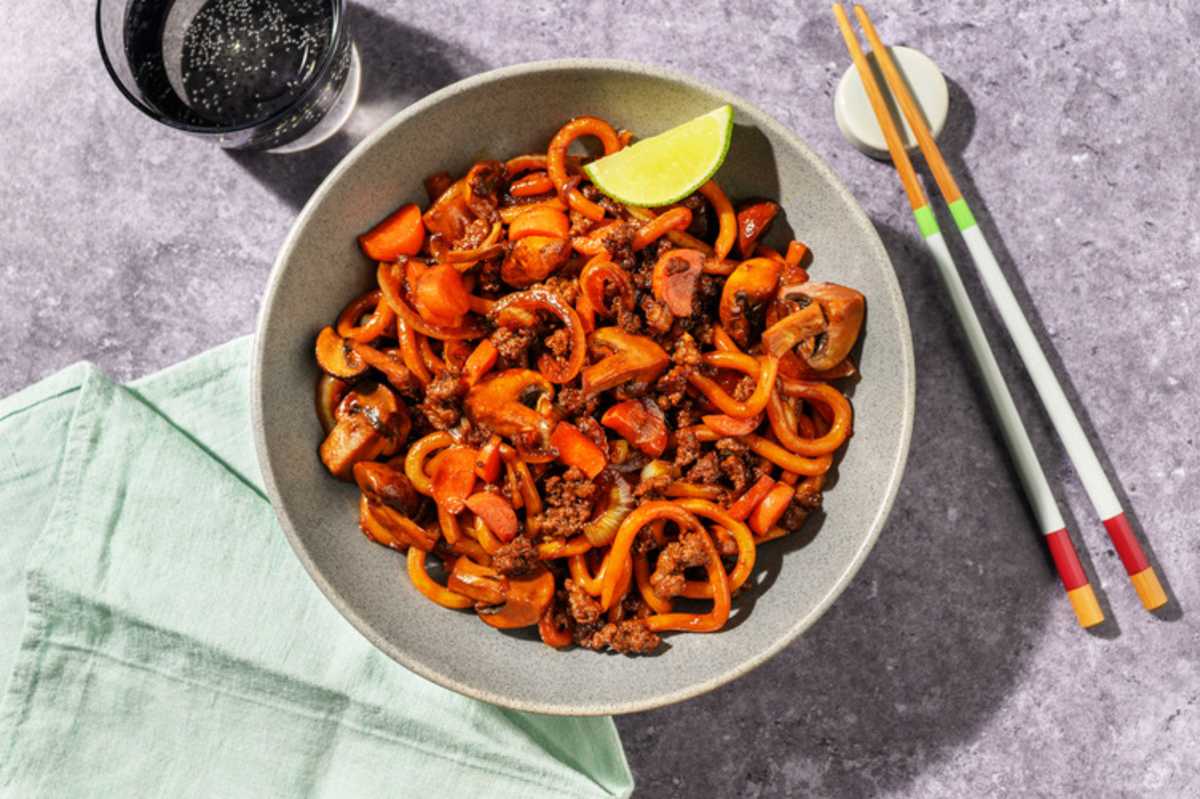 Fragrant Turkey Noodle Stir-Fry