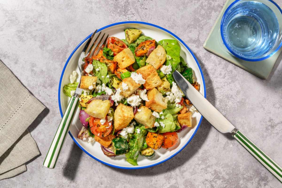 Sweet Potato and Courgette Salad