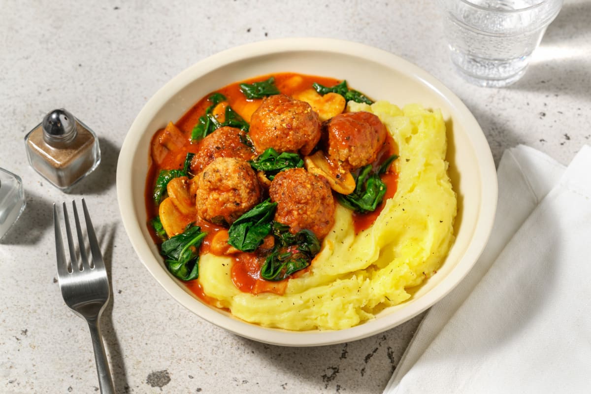 Pork Meatballs in Smoky Tomato Sauce