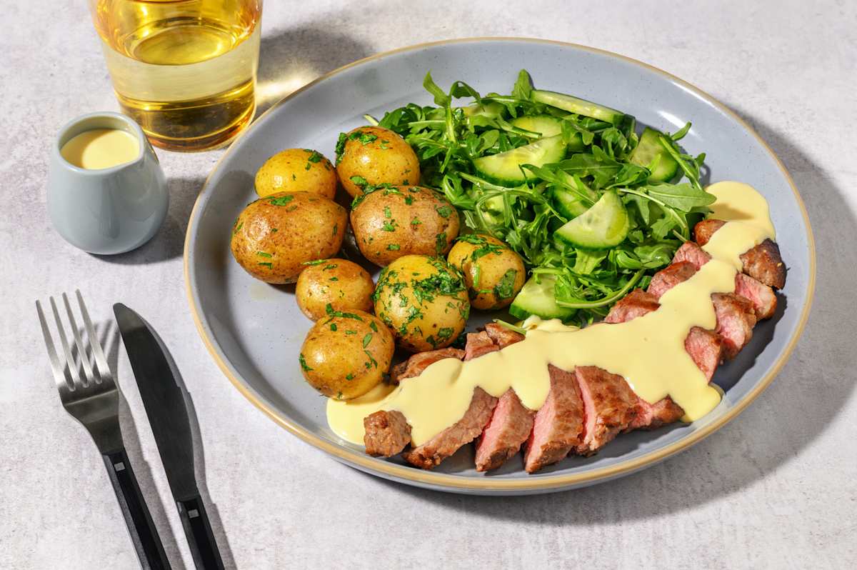 Beef and Hollandaise Sauce