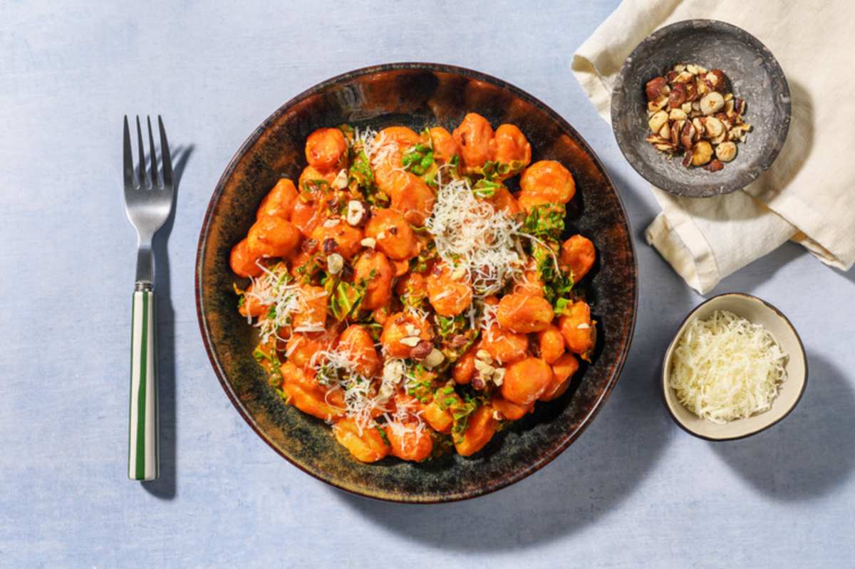 Gnocchi and Pan-fried Kale