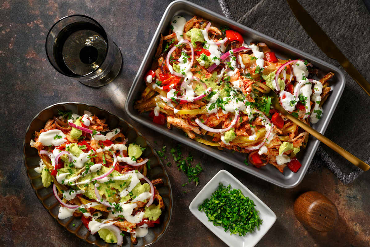 Match gagnant : loaded fries & poulet BBQ