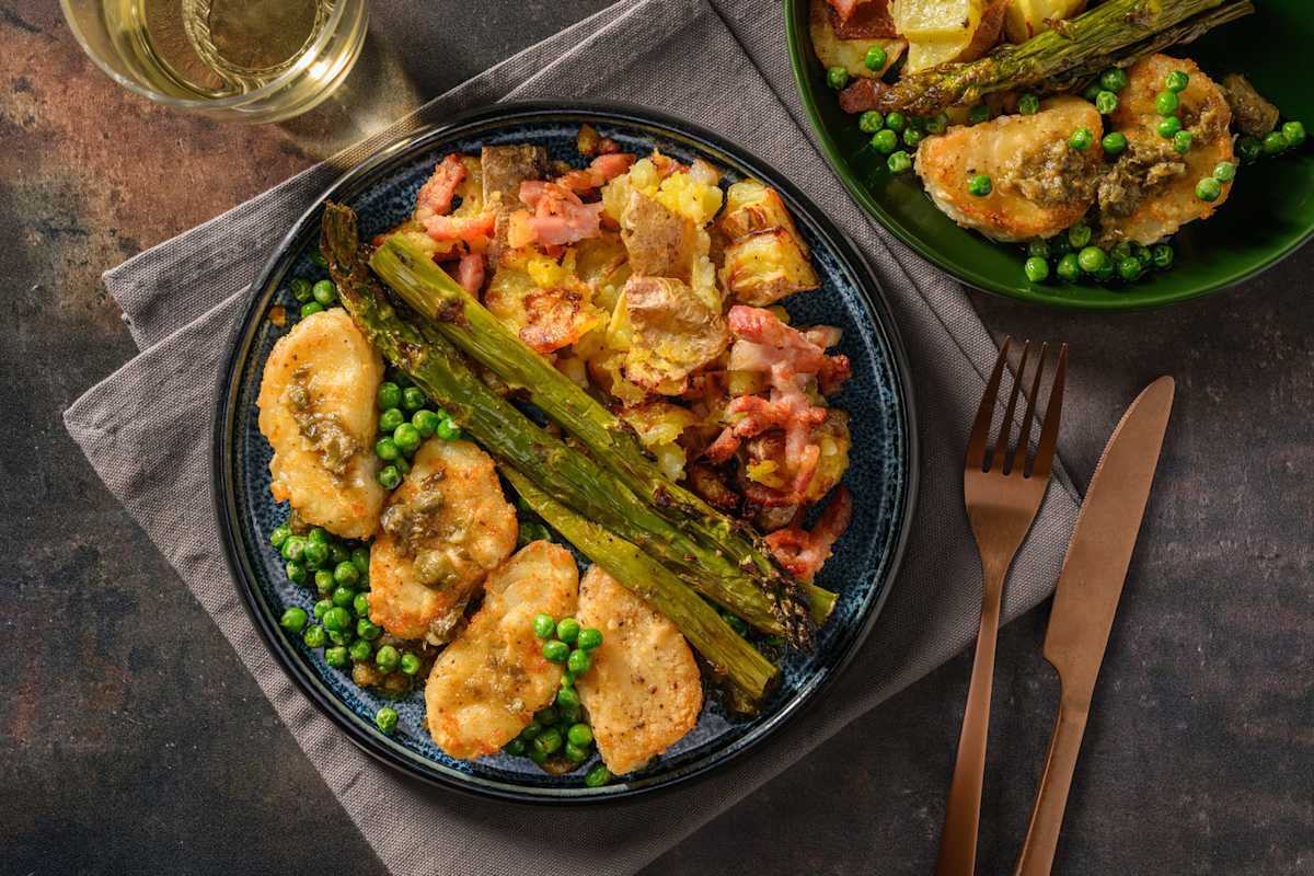 Monkfish Medallions and Brown Butter Meunière Sauce