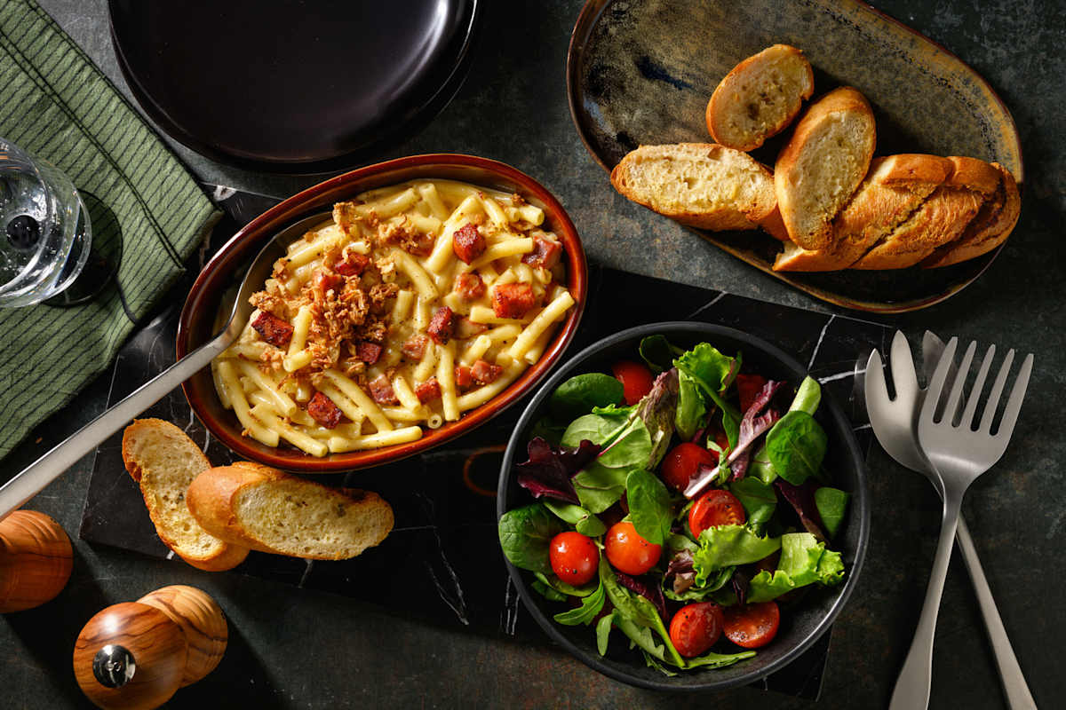 Ultimate Triple Cheese Chorizo Mac and Cheese