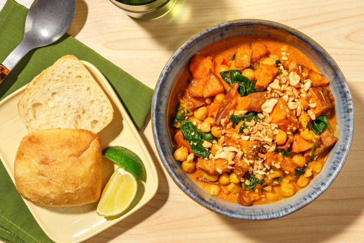 Ivory Coast Inspired Peanut and Sweet Potato Stew