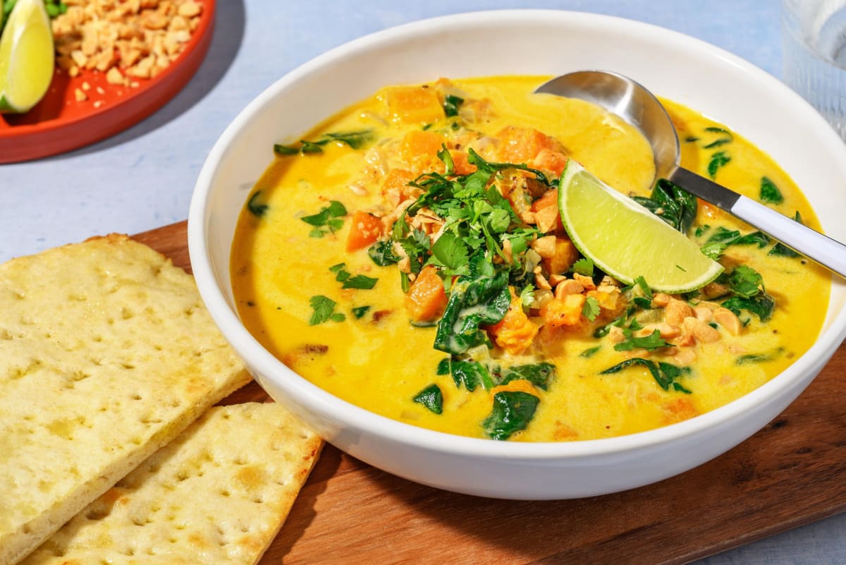 Thai Inspired Butternut and Coconut Soup