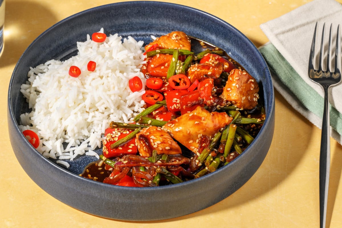 Speedy Teriyaki Sesame Double Chicken