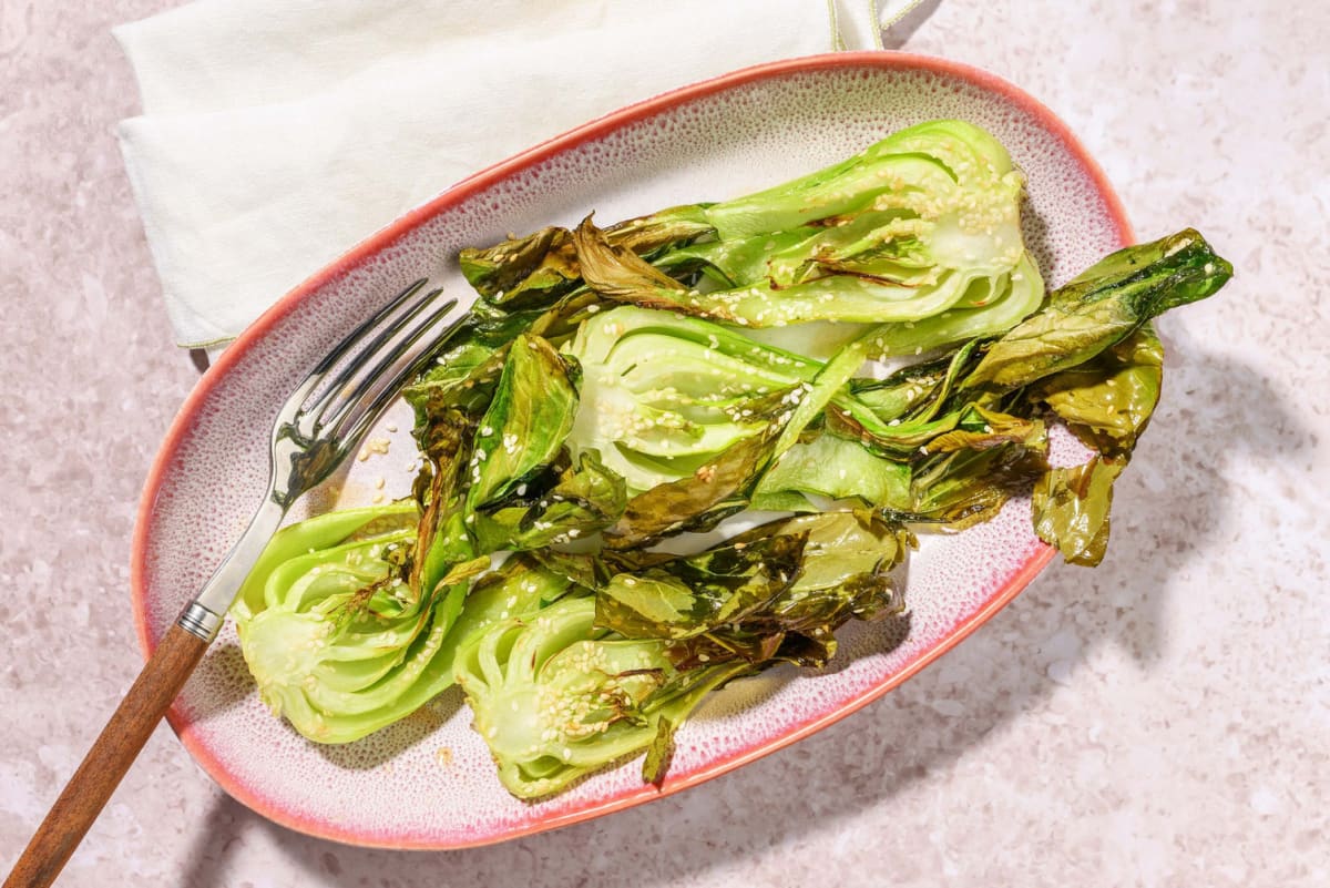 Sesambagt pak choi 