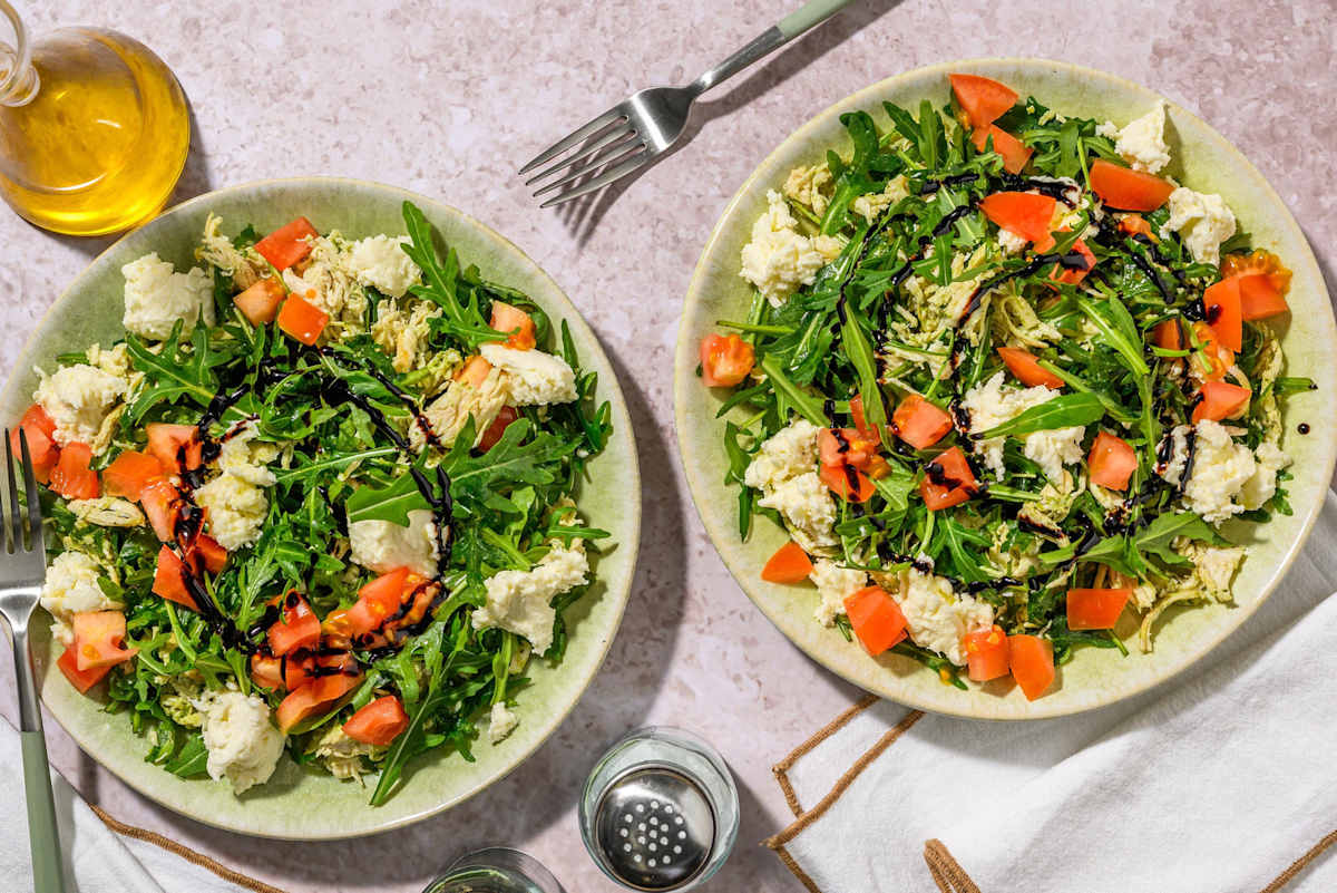 Italian style chicken & mozzarella salad