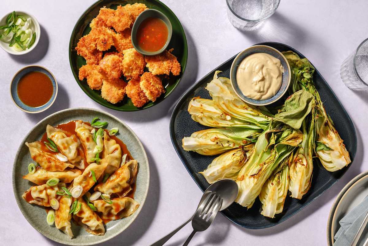 Asiatisk snacksbricka