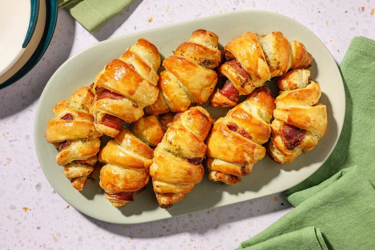 Puff pastry 'horn' 