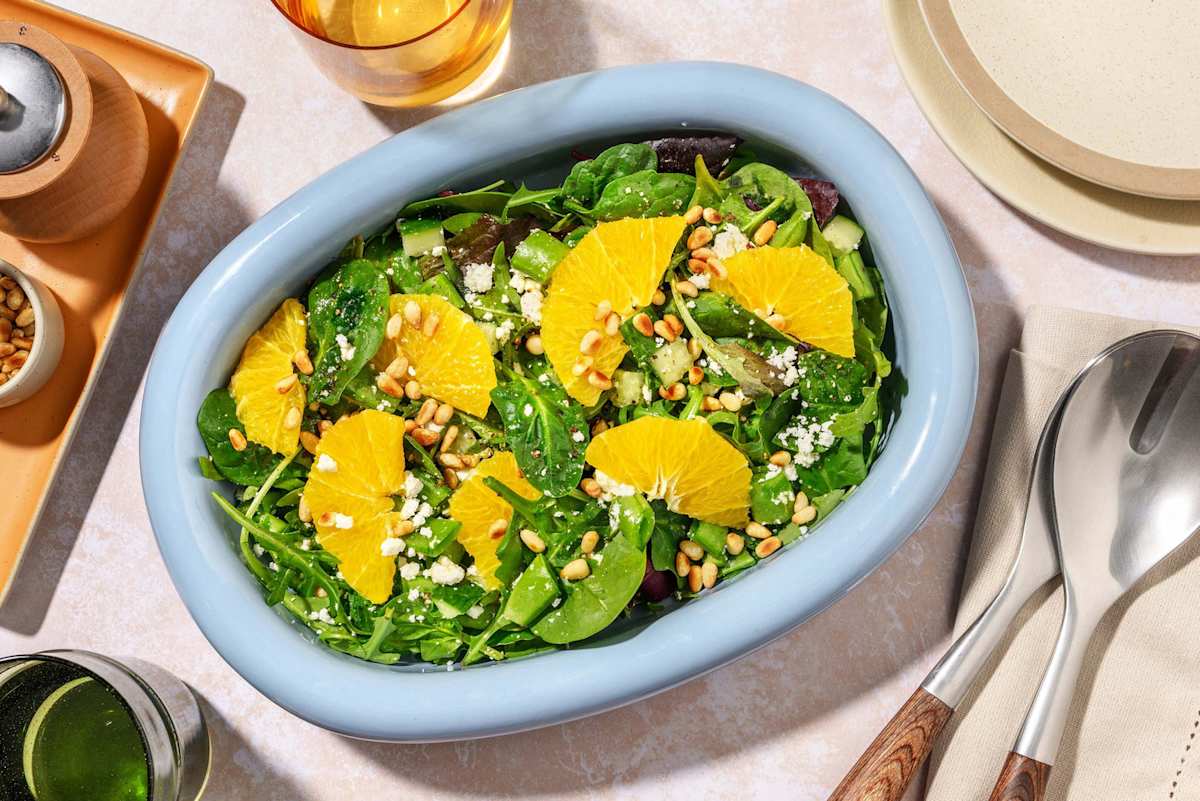 Springtime pea salad