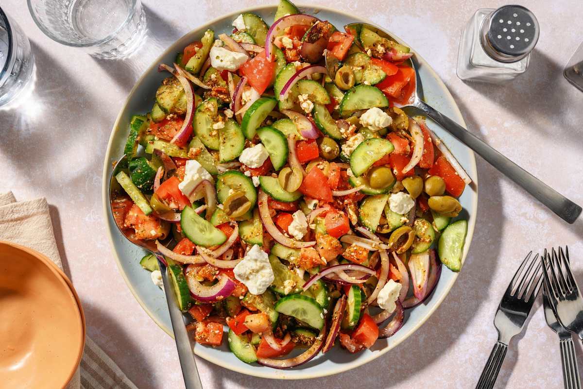 Grekiskinspirerad sallad