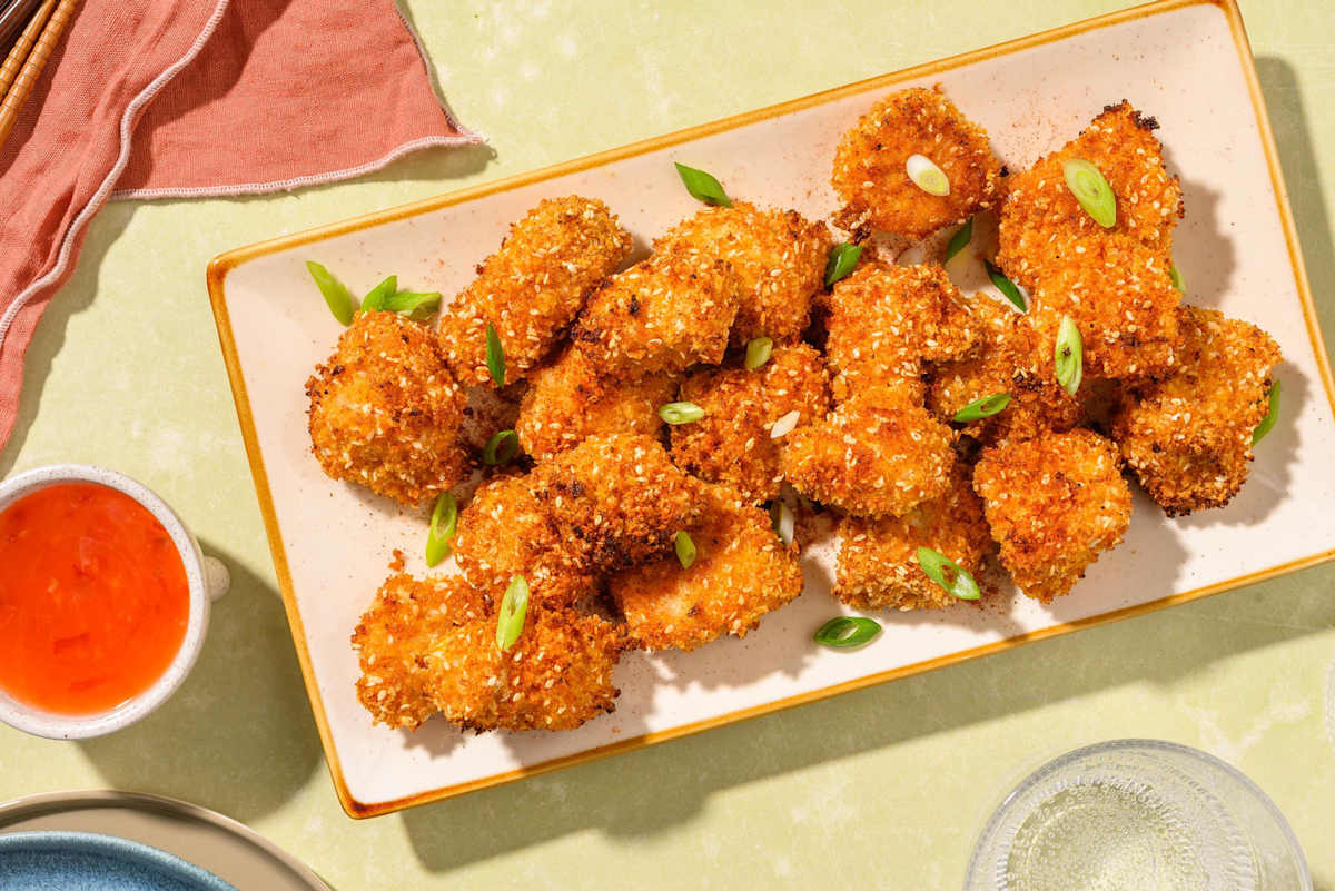 Bouchées de poulet croustillant à la coréenne