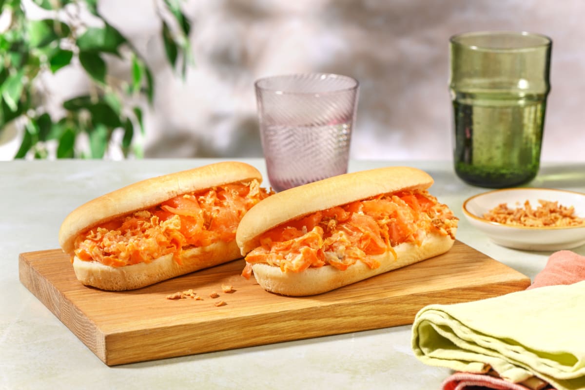 Smoked Salmon Salad Sandwich