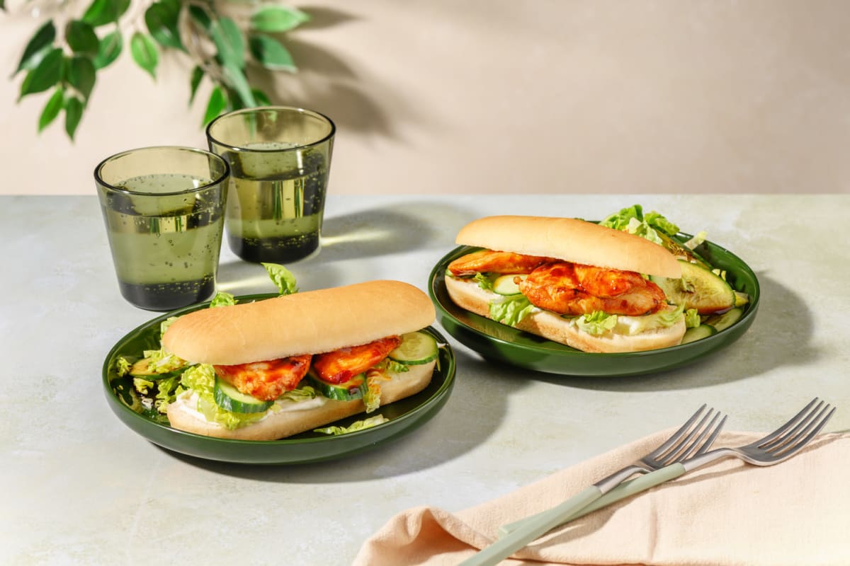 Sandwich express au poulet teriyaki & sucrine croquante