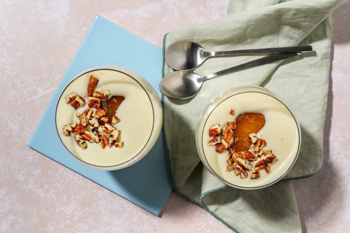 Pour maman : Mousse au chocolat blanc & pécan