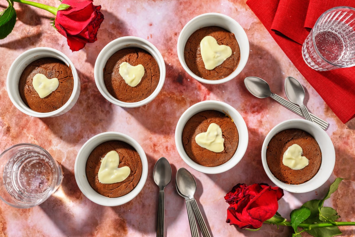 Fondants d’amour tout choco & cœur coulant
