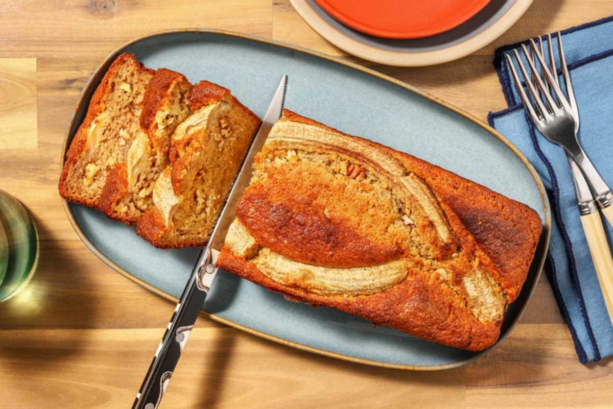 Zelfgemaakt bananenbrood
