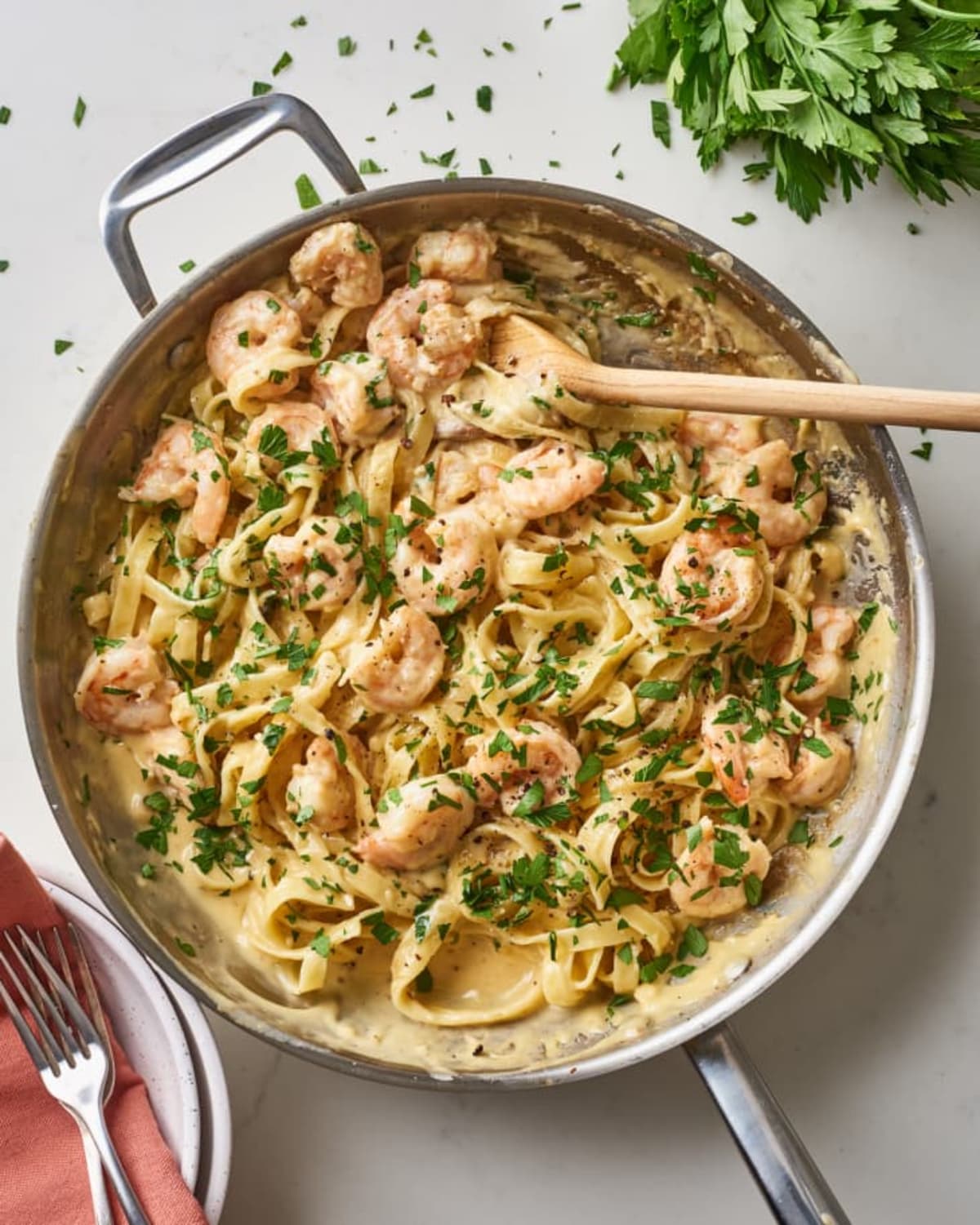 Creamy Shrimp Alfredo