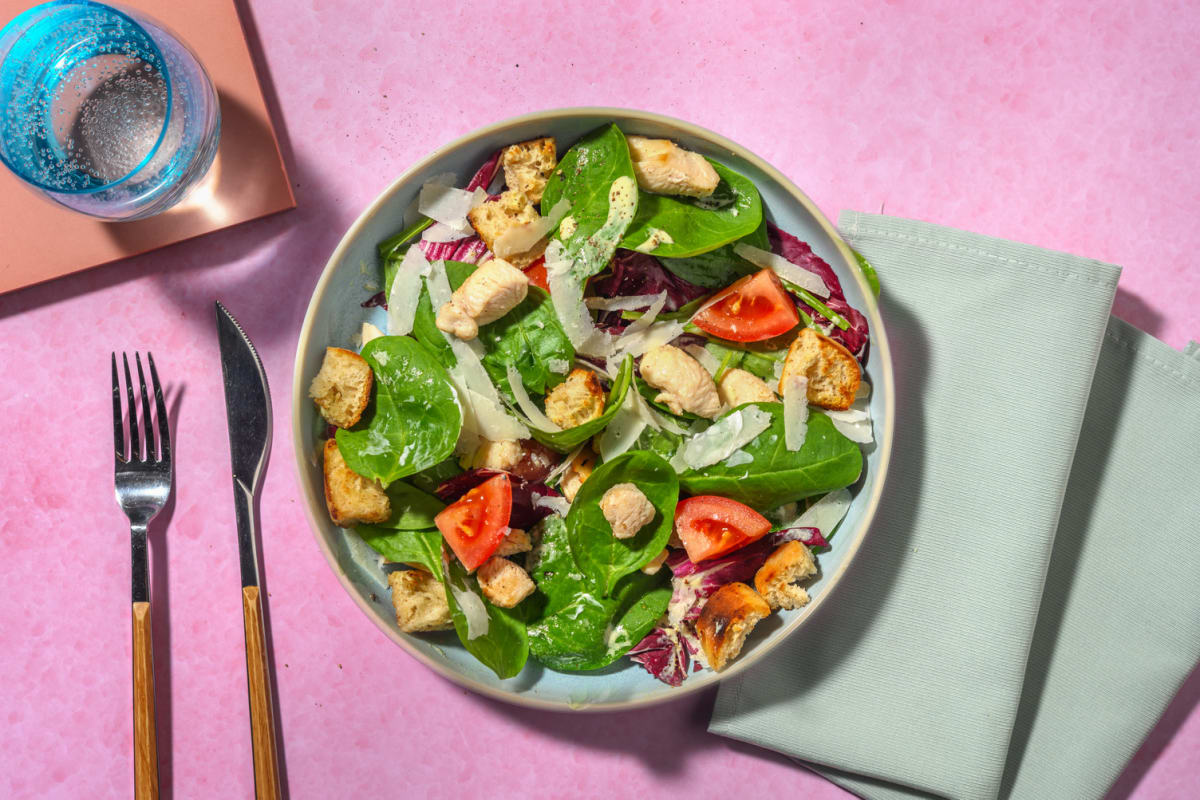 Salade au poulet & parmesan