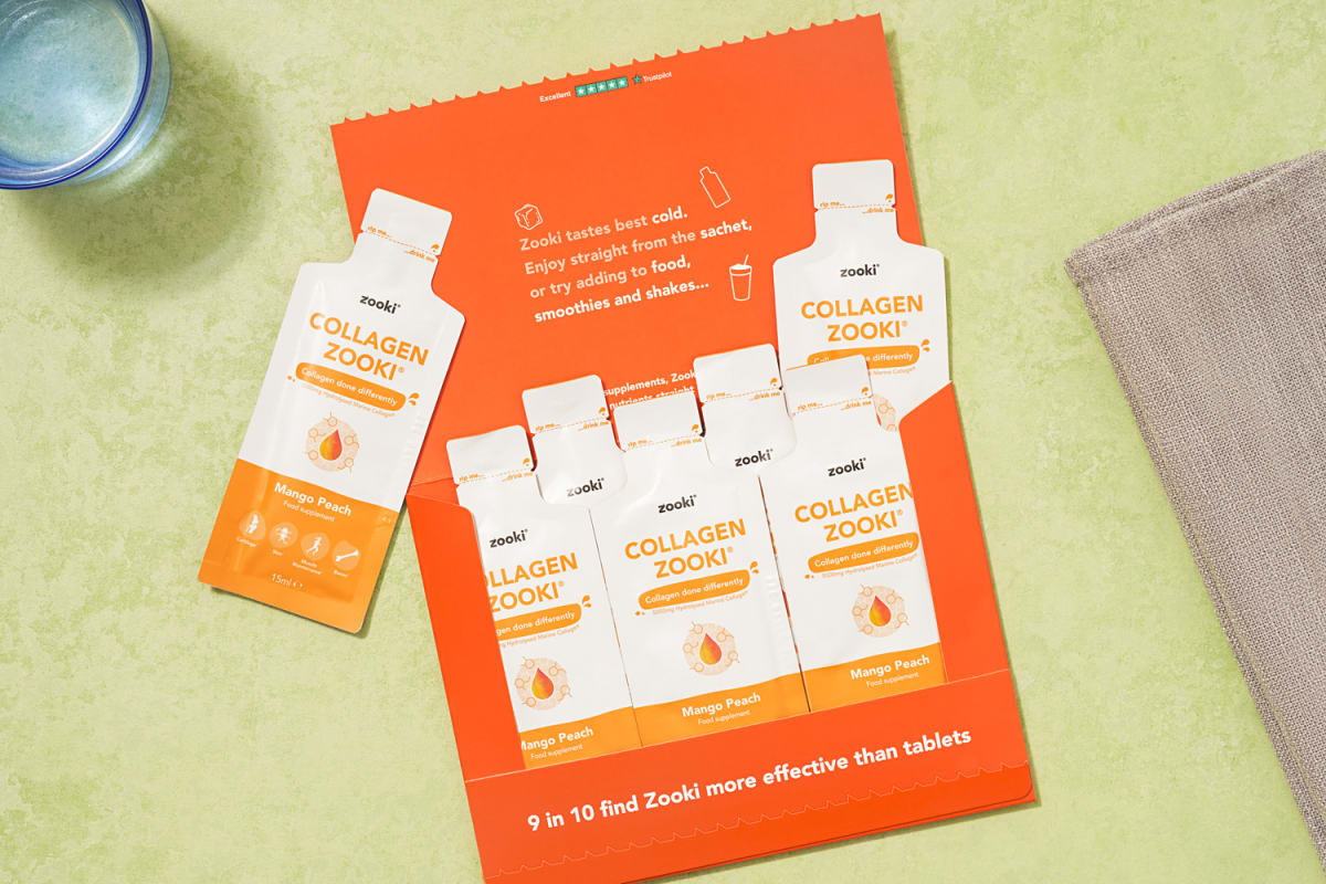 Zooki Liquid Collagen | Mango Peach