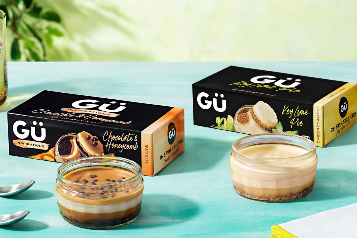 Gü Chocolate & Honeycomb Desserts and Key Lime Pie Variety Bundle