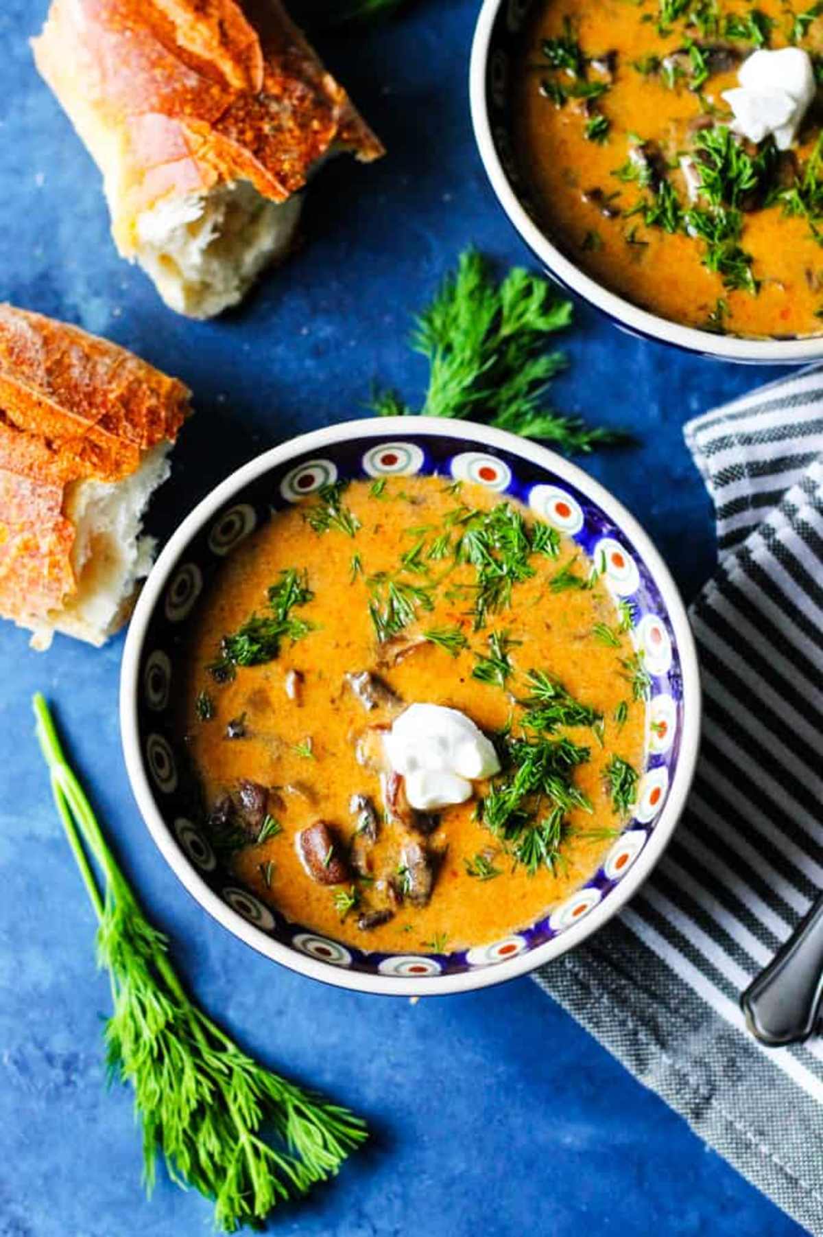 SuperQuick Creamy Beef and Mushroom Soup