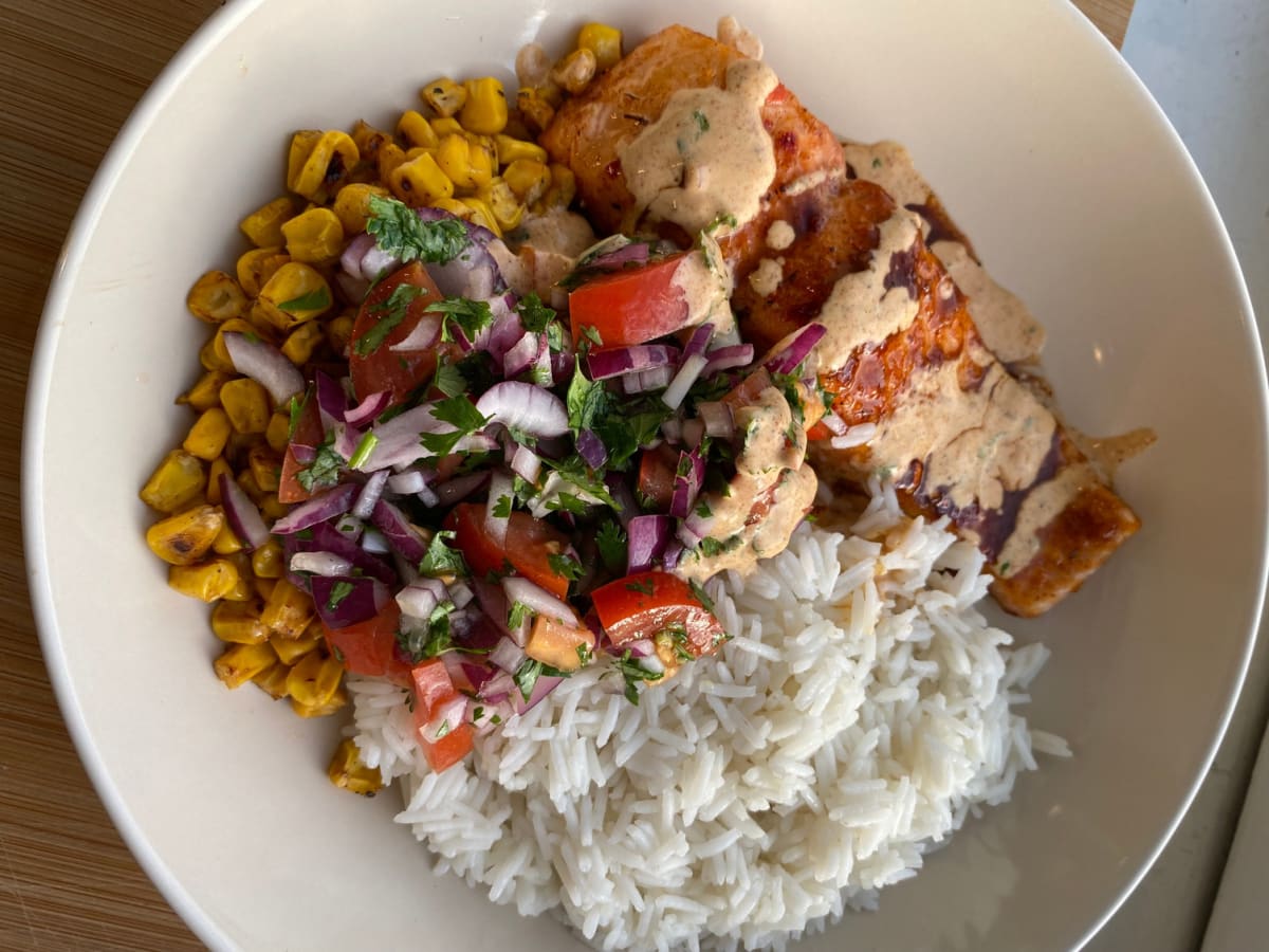 Chilli-lime trout
