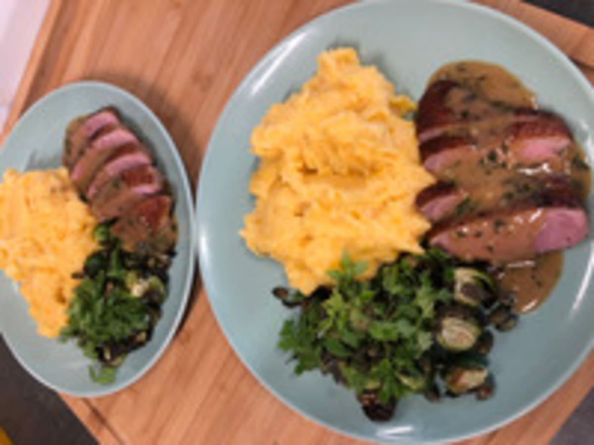 Sour-vide Duck